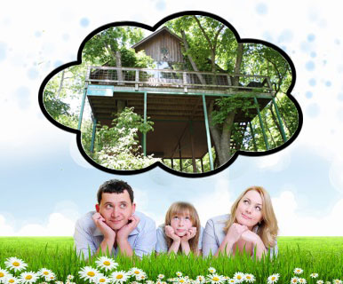 Missouri Family Vacation Treehouse cabins