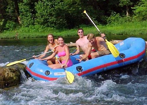 Missouri river rafting North Fork