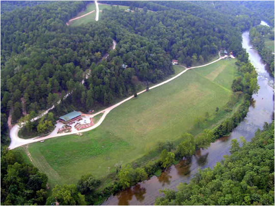 River of Life Farm - Missouri Mountain Log Lookout Cabin