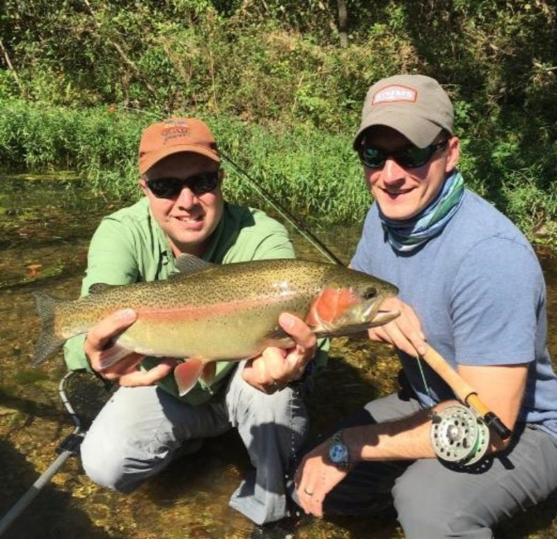 Missouri trout fly fishing in the Ozarks, North Fork River